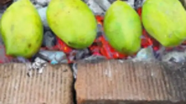 நெருப்பில் சுட்ட சுவையான மங்காய் சட்னி செய்வது எப்படி ?