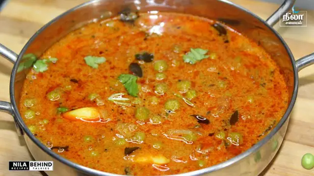 பட்டாணி குருமா இந்த மாதிரி ஒரு தடவை செஞ்சு பாருங்க!!