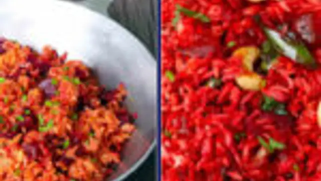 சுவையான பீட்ரூட் புலாவ் இப்படி ஒரு தரம் செய்து பாருங்க!